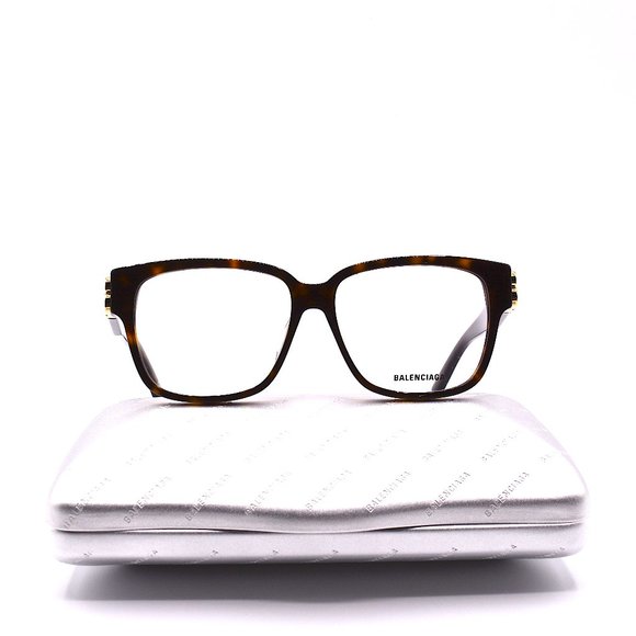 NEW BALENCIAGA BB0104O 002 HAVANA AUTHENTIC EYEGLASSES FRAME - Picture 8 of 15